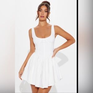 NWT fashion nova size medium ladies valentine twill mini dress